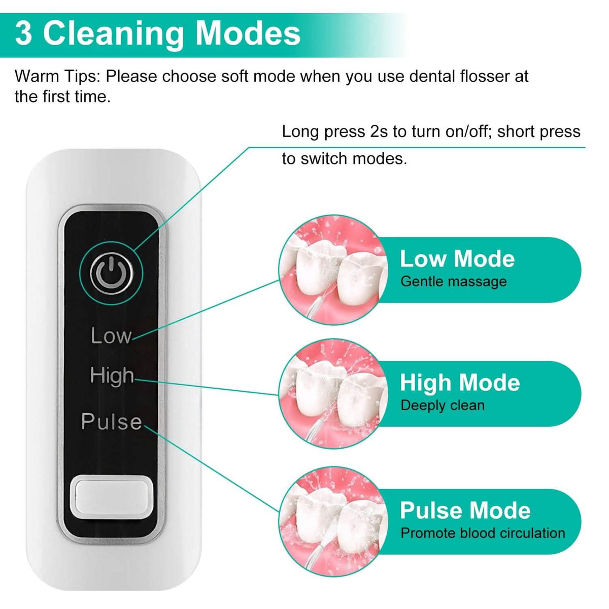 Rechargeable Portable Water Flosser-Rechargeable Portable Water Flosser