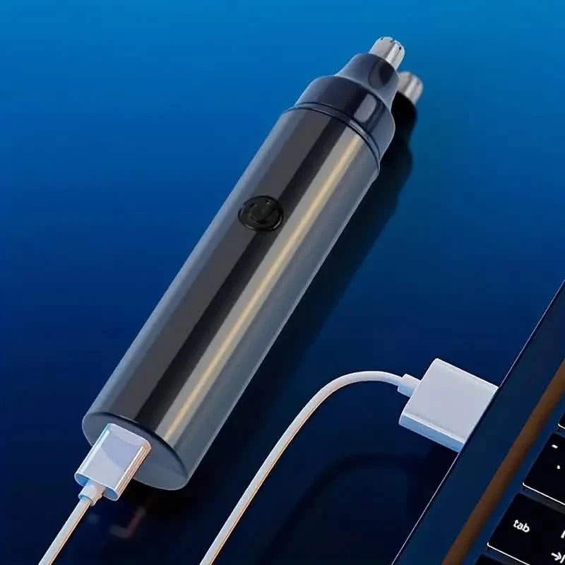 Rechargeable USB Electric Nose & Ear Hair Trimmer-Rechargeable USB Electric Nose & Ear Hair Trimmer