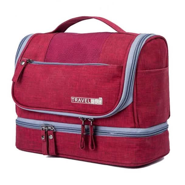 Waterproof Hanging Travel Toiletry Bag - Assorted Colors-Waterproof Hanging Travel Toiletry Bag - Assorted Colors