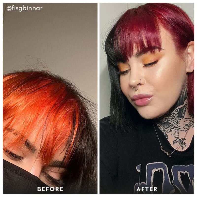 Fragrance Free Hair Color Red Hot Chili - 7.66 Red-Fragrance Free Hair Color Red Hot Chili - 7.66 Red