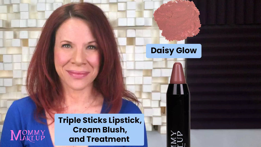 Triple Sticks Lipstick, Cream Blush, and Treatment in Daisy Glow-Triple Sticks Lipstick, Cream Blush, and Treatment in Daisy Glow