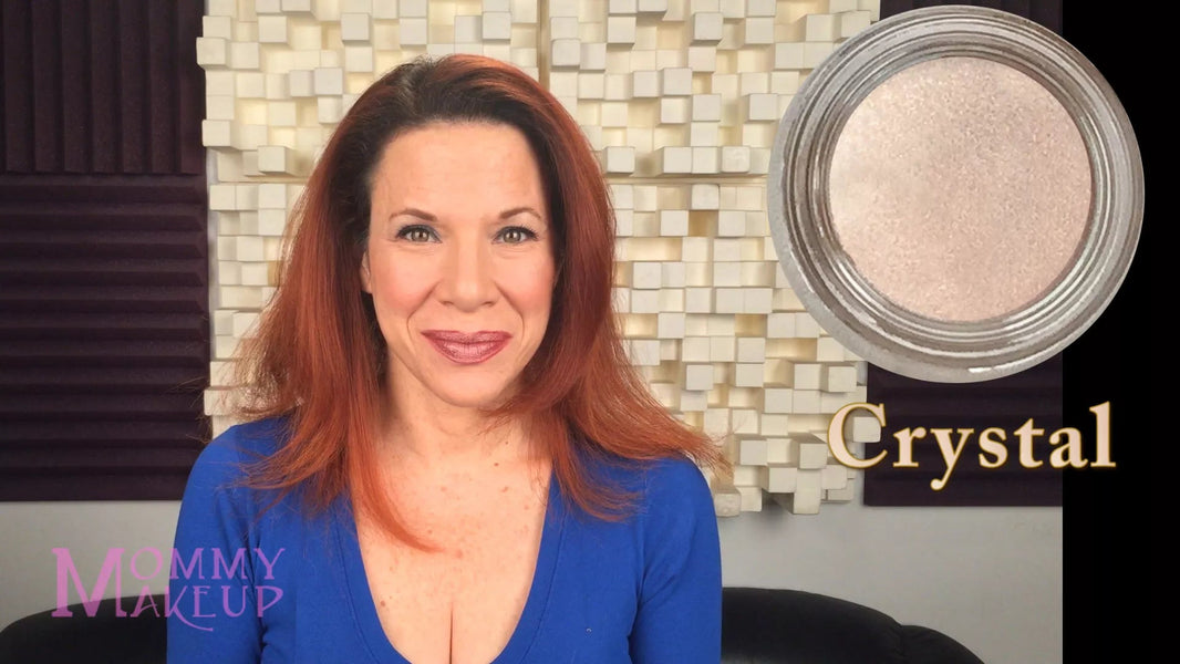 Crystal Any Wear Creme - A Waterproof Multi-tasking creme to powder product for eyes, cheeks & lips. Can be worn anywhere-Crystal Any Wear Creme - A Waterproof Multi-tasking creme to powder product for eyes, cheeks & lips. Can be worn anywhere