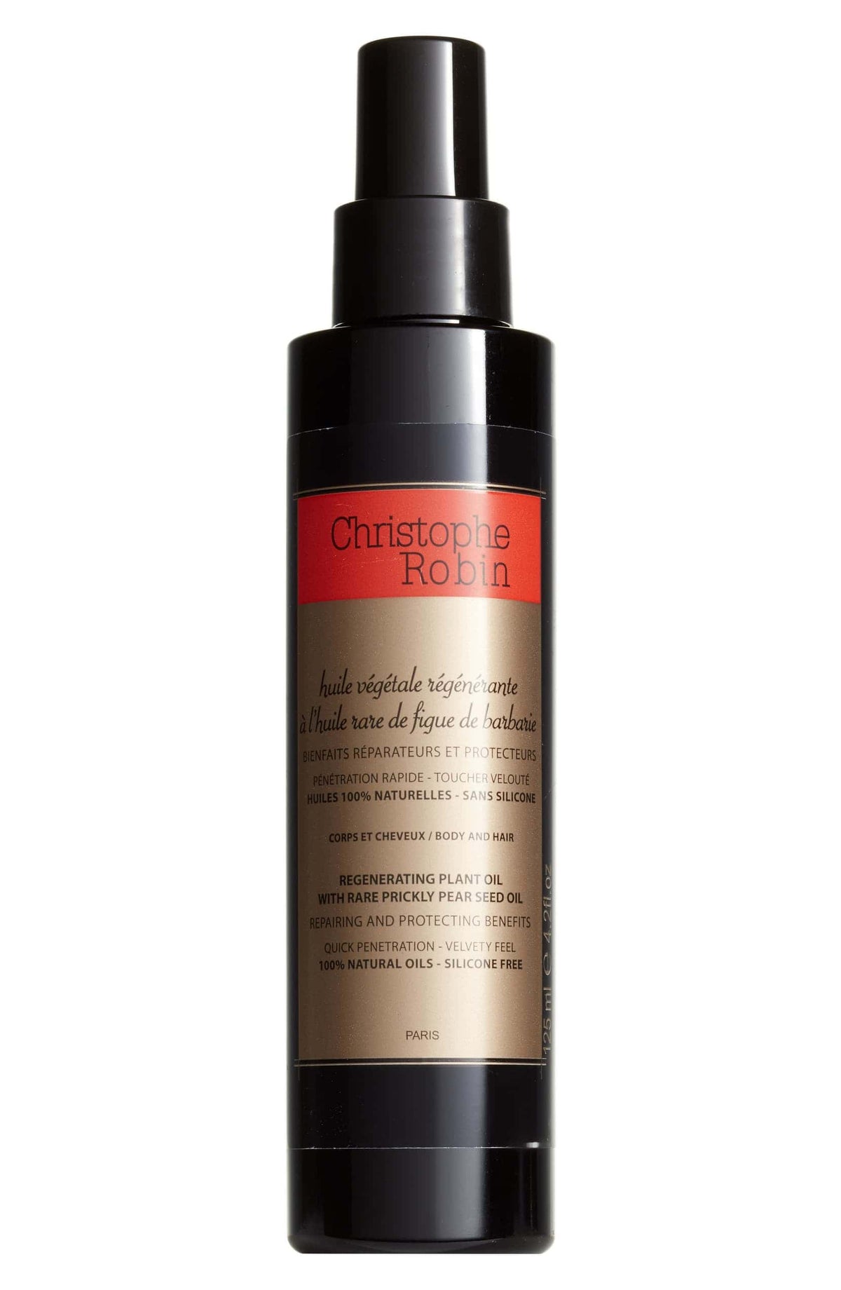 CHRISTOPHE ROBIN Regenerating plant oil with rare prickly pear seed oil-CHRISTOPHE ROBIN Regenerating plant oil with rare prickly pear seed oil
