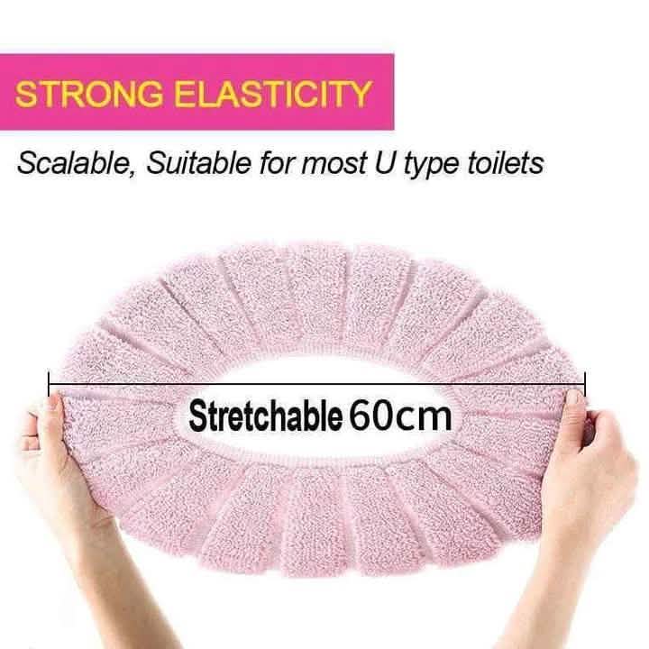 Toilet Seat Soft Thick Washable Cover Pad Protector-Toilet Seat Soft Thick Washable Cover Pad Protector