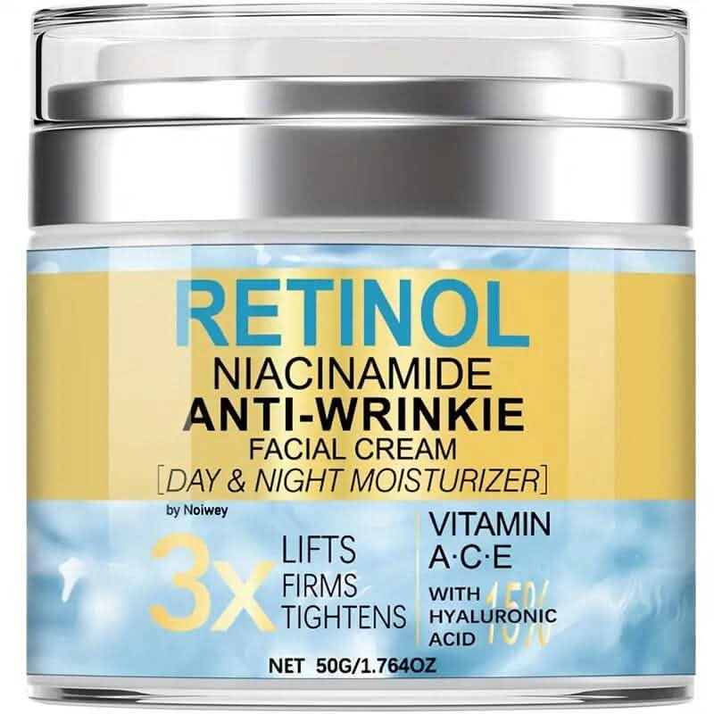 Retinol and Collagen Face Cream 1.764oz Anti-Wrinkle and Lifting with Vitamin E, Niacinamide-Retinol and Collagen Face Cream 1.764oz Anti-Wrinkle and Lifting with Vitamin E, Niacinamide