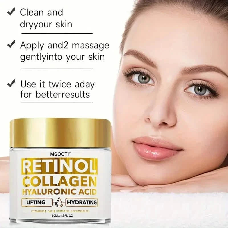 Retinol Collagen Hyaluronic Acid Face Cream-Retinol Collagen Hyaluronic Acid Face Cream