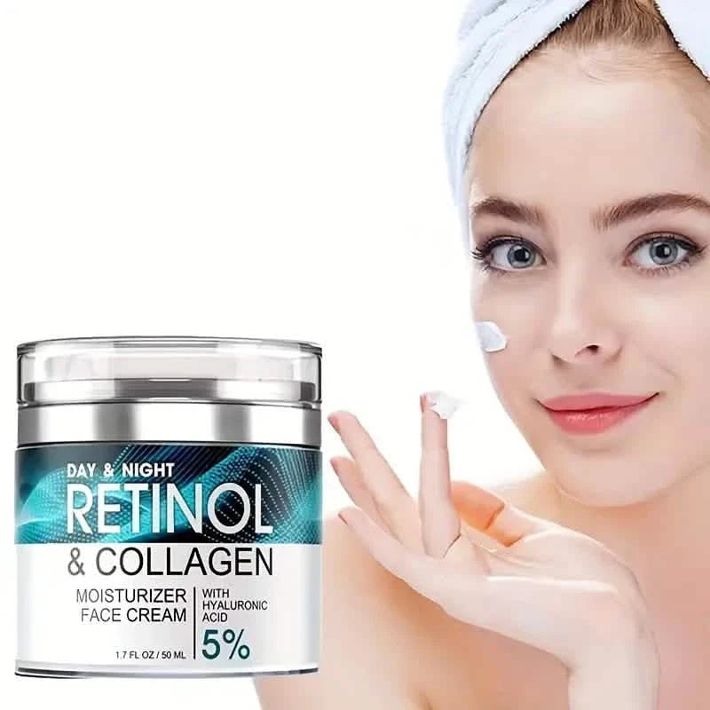 Retinol Moisturizing Cream With Collagen, Hyaluronic Acid, Vitamin C+E, Soothes Dry Skin-Retinol Moisturizing Cream With Collagen, Hyaluronic Acid, Vitamin C+E, Soothes Dry Skin