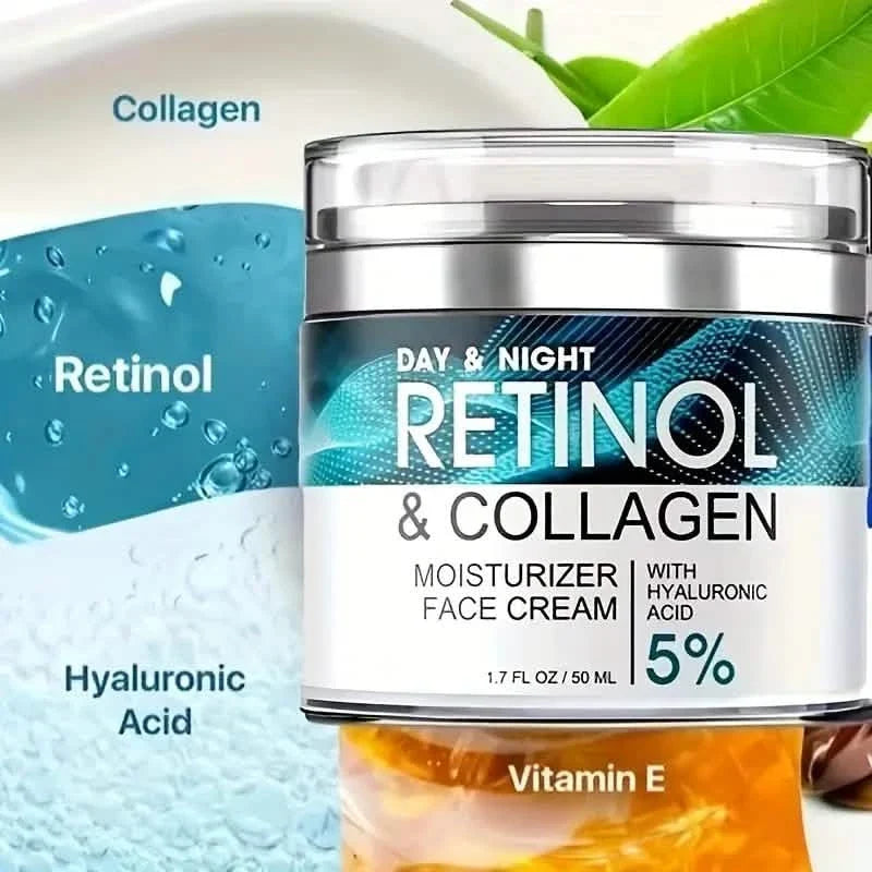 Retinol Moisturizing Cream With Collagen, Hyaluronic Acid, Vitamin C+E, Soothes Dry Skin-Retinol Moisturizing Cream With Collagen, Hyaluronic Acid, Vitamin C+E, Soothes Dry Skin