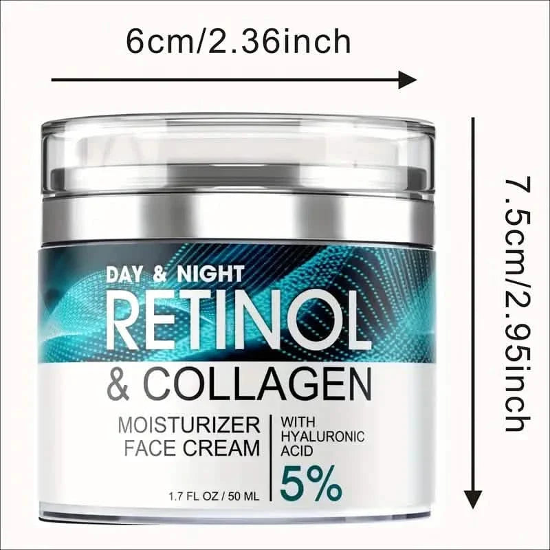 Retinol Moisturizing Cream With Collagen, Hyaluronic Acid, Vitamin C+E, Soothes Dry Skin-Retinol Moisturizing Cream With Collagen, Hyaluronic Acid, Vitamin C+E, Soothes Dry Skin