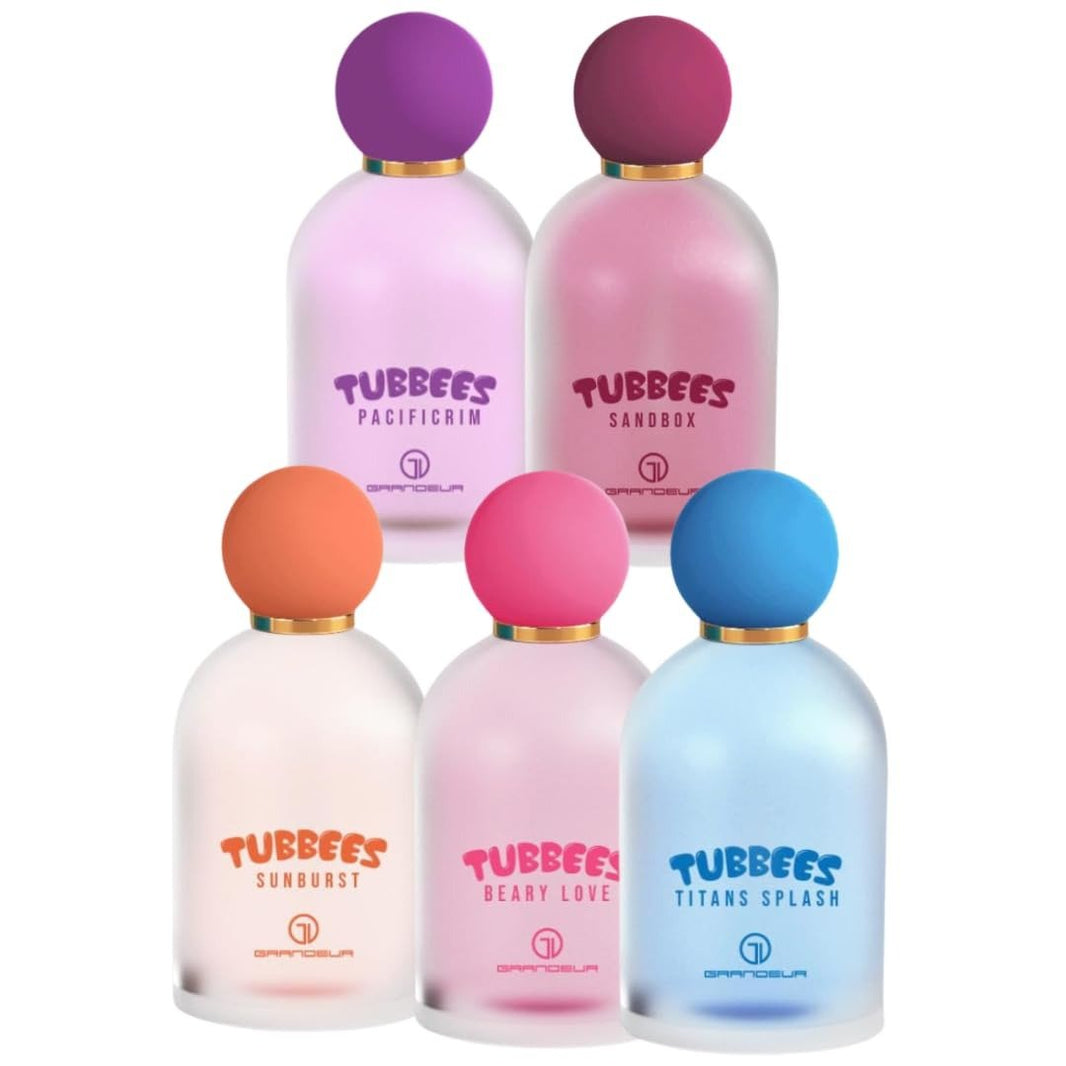 Grandeur Tubbee's for Babies & Kids EDP 50ml Gift Set (Pack of 5)-Grandeur Tubbee's for Babies & Kids EDP 50ml Gift Set (Pack of 5)