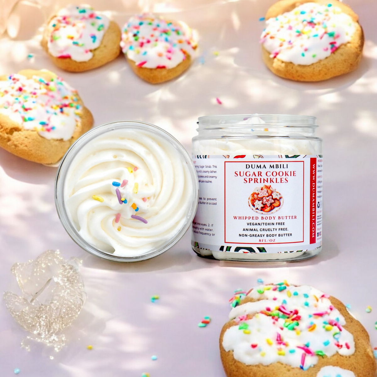 Sugar Cookie Sprinkles Whipped Body Butter-Sugar Cookie Sprinkles Whipped Body Butter