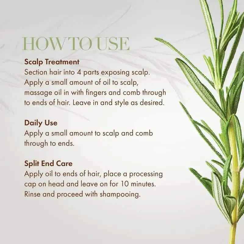 Rosemary Essential Oil for Hair Care, Scalp Massage, Skin Care and Aromatherapy-Rosemary Essential Oil for Hair Care, Scalp Massage, Skin Care and Aromatherapy