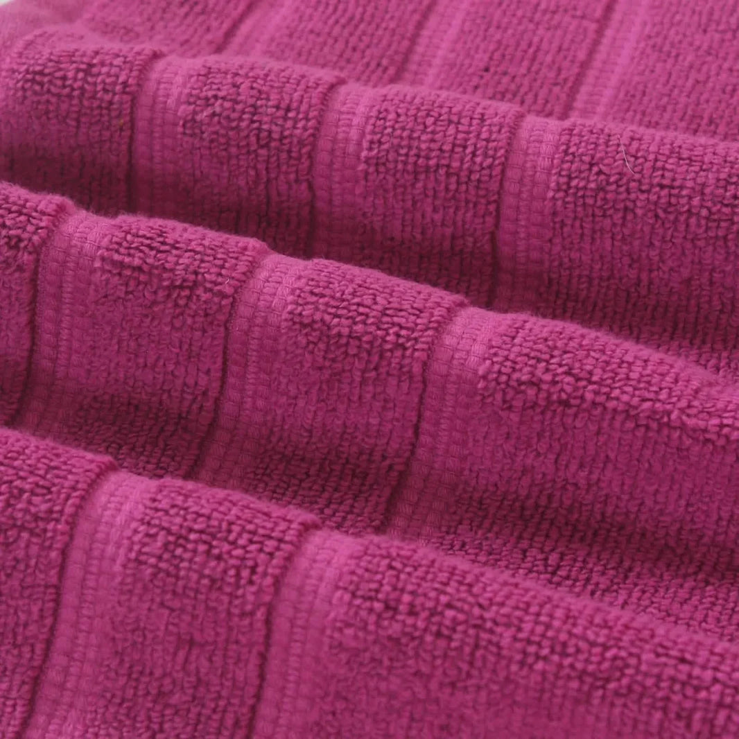 12-Piece Set: Bibb Home Zero Twist Egyptian Cotton Towel Set-12-Piece Set: Bibb Home Zero Twist Egyptian Cotton Towel Set