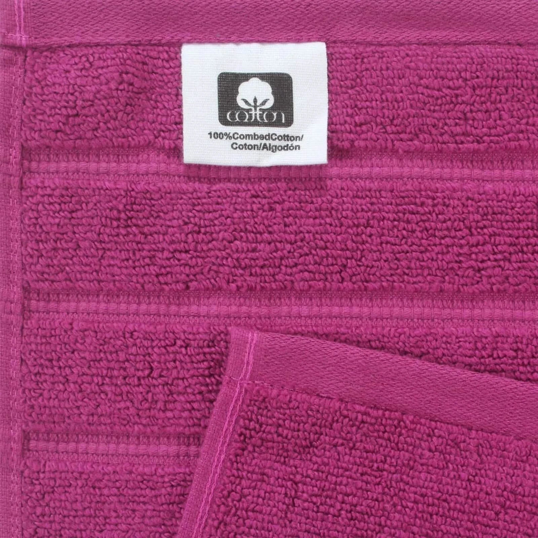 12-Piece Set: Bibb Home Zero Twist Egyptian Cotton Towel Set-12-Piece Set: Bibb Home Zero Twist Egyptian Cotton Towel Set