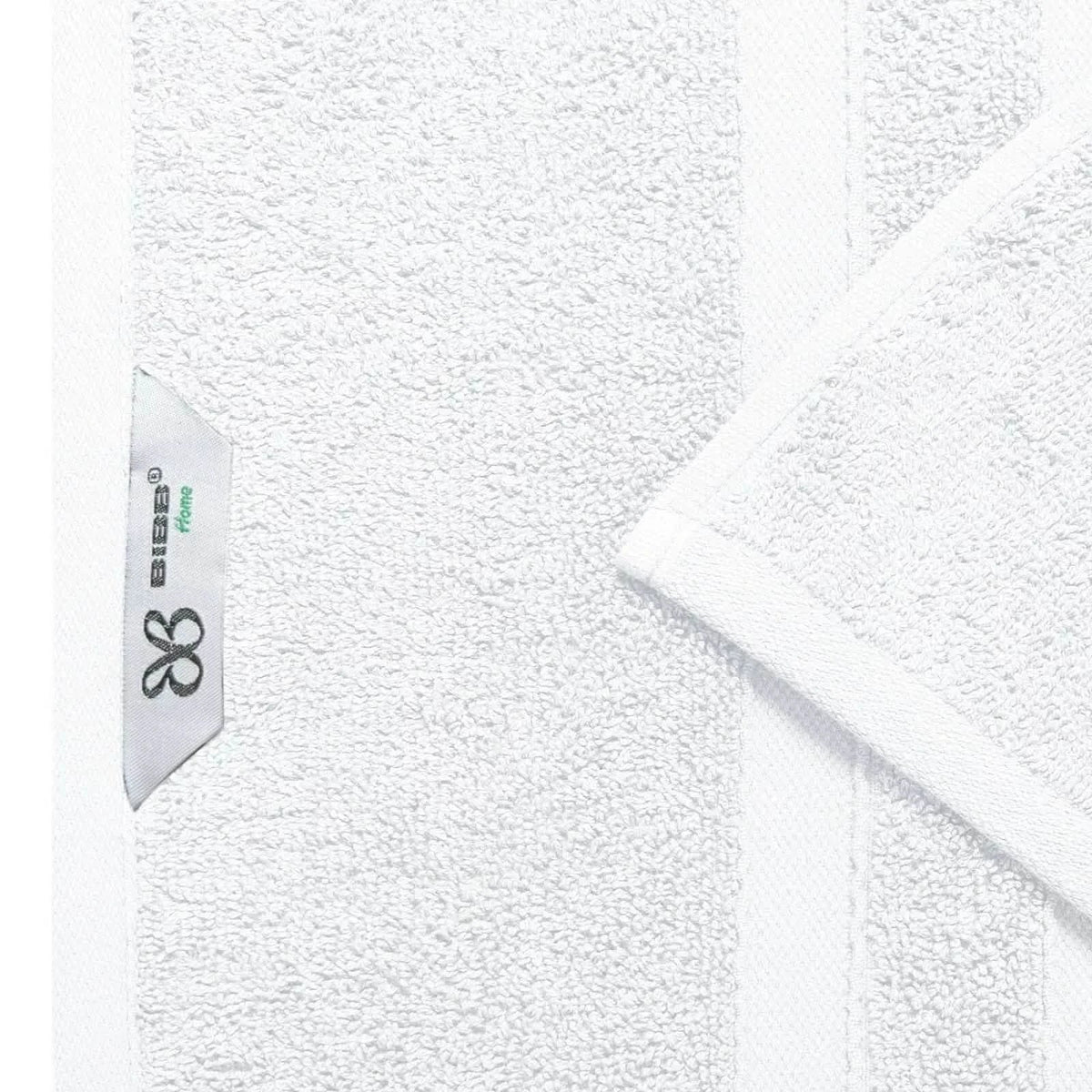 12-Piece Set: Bibb Home Zero Twist Egyptian Cotton Towel Set-12-Piece Set: Bibb Home Zero Twist Egyptian Cotton Towel Set