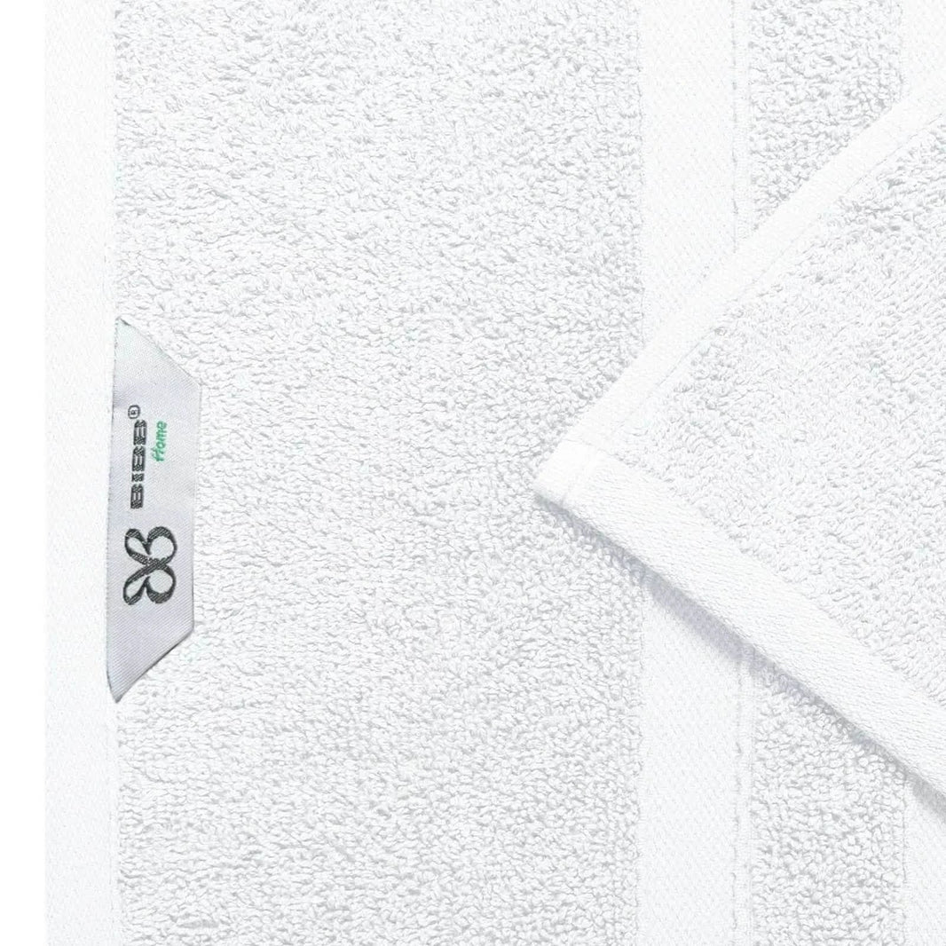 12-Piece Set: Bibb Home Zero Twist Egyptian Cotton Towel Set-12-Piece Set: Bibb Home Zero Twist Egyptian Cotton Towel Set