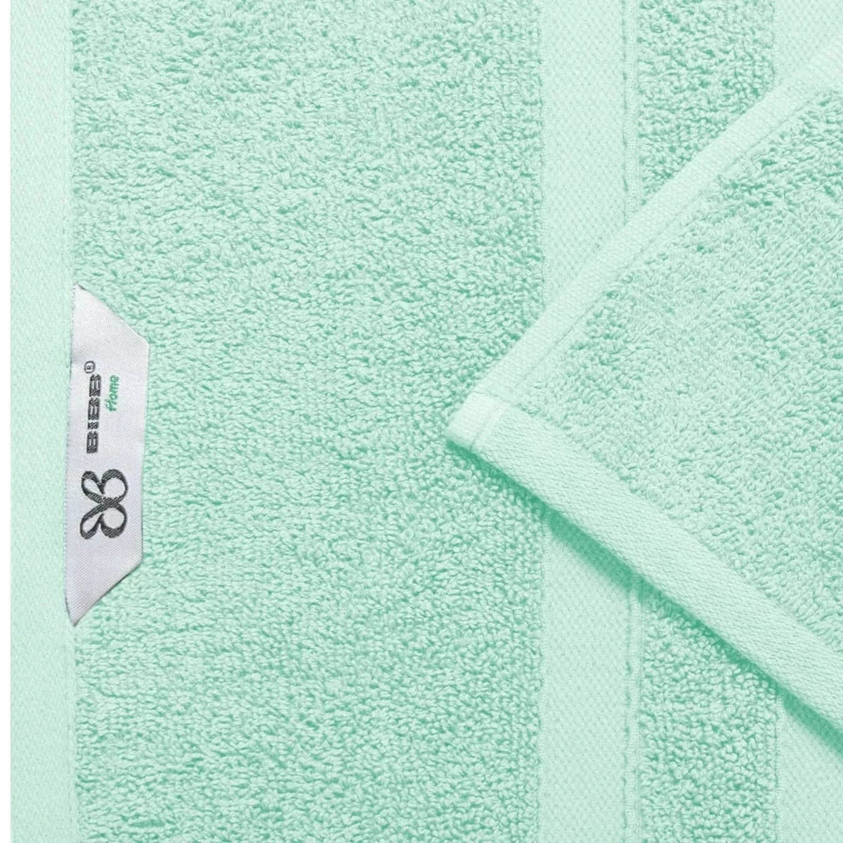 12-Piece Set: Bibb Home Zero Twist Egyptian Cotton Towel Set-12-Piece Set: Bibb Home Zero Twist Egyptian Cotton Towel Set