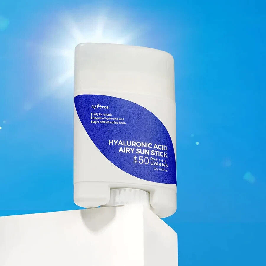 Isntree Hyaluronic Acid Airy Sun Stick SPF 50+ PA++++-Isntree Hyaluronic Acid Airy Sun Stick SPF 50+ PA++++