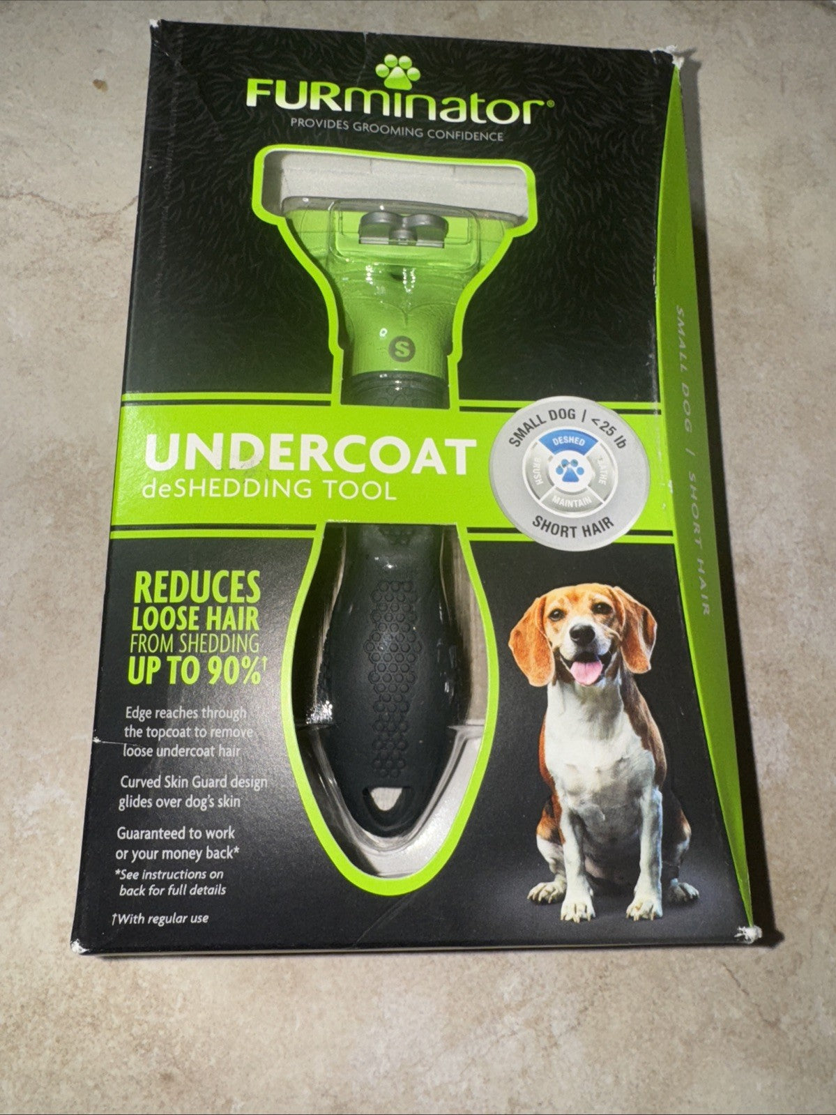 FURminator Deshedding Tool for Small Dogs with Short Hair, Genuine-FURminator Deshedding Tool for Small Dogs with Short Hair, Genuine