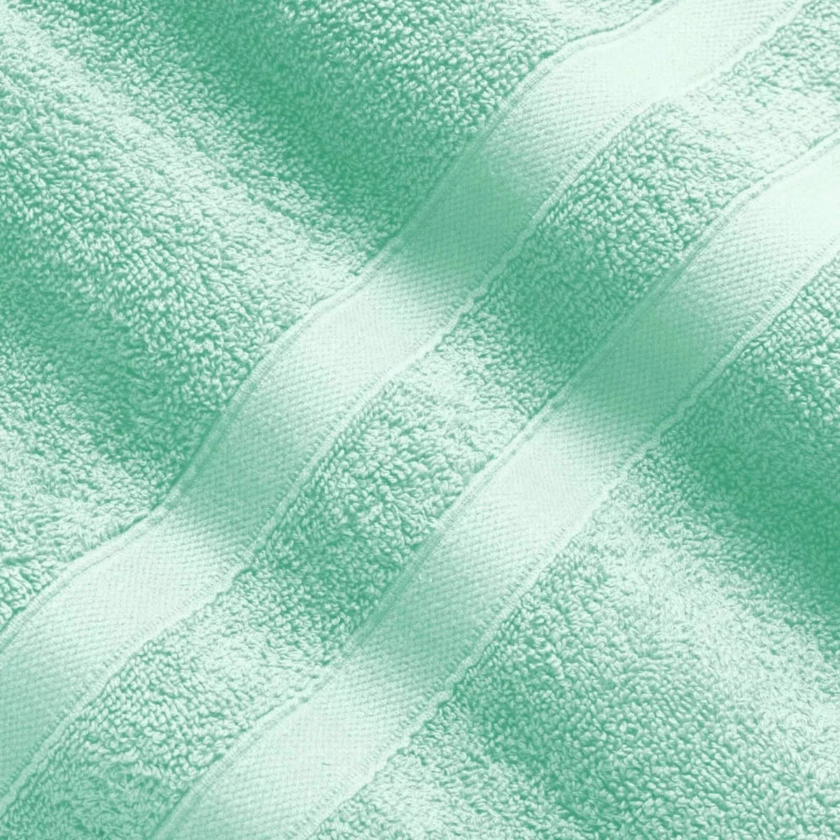 12-Piece Set: Bibb Home Zero Twist Egyptian Cotton Towel Set-12-Piece Set: Bibb Home Zero Twist Egyptian Cotton Towel Set