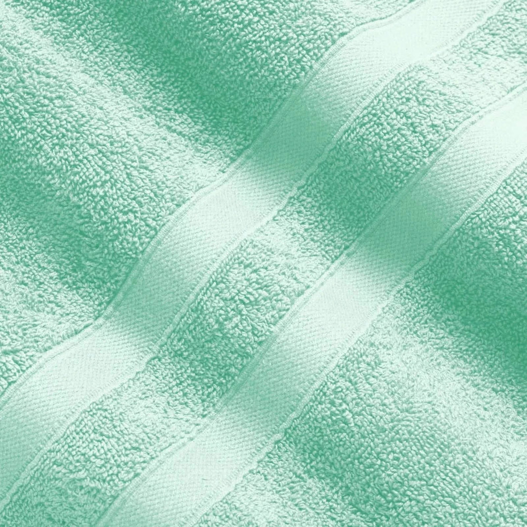 12-Piece Set: Bibb Home Zero Twist Egyptian Cotton Towel Set-12-Piece Set: Bibb Home Zero Twist Egyptian Cotton Towel Set