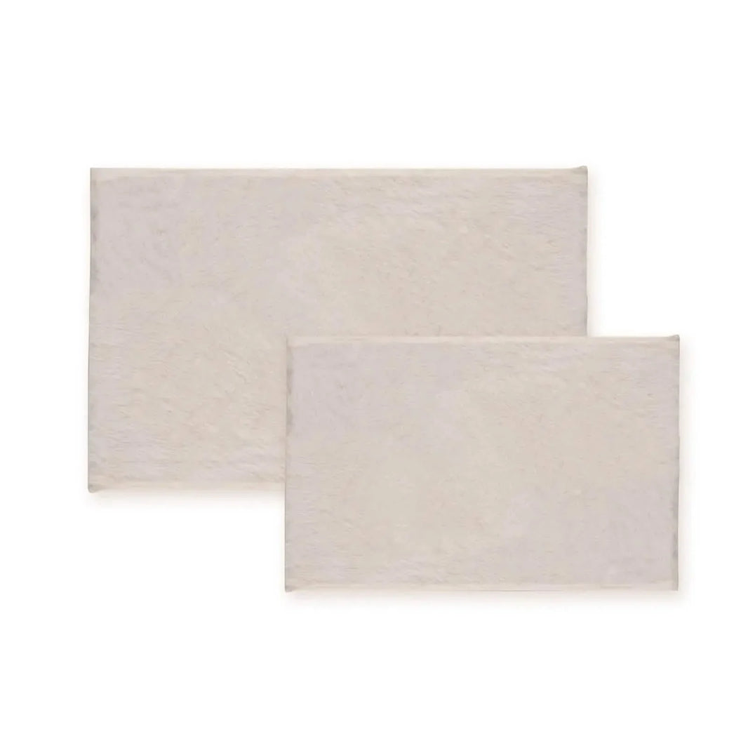 2-Piece Set: Bibb Home 2 Piece Faux Fur Plush Bath Mat Set-2-Piece Set: Bibb Home 2 Piece Faux Fur Plush Bath Mat Set