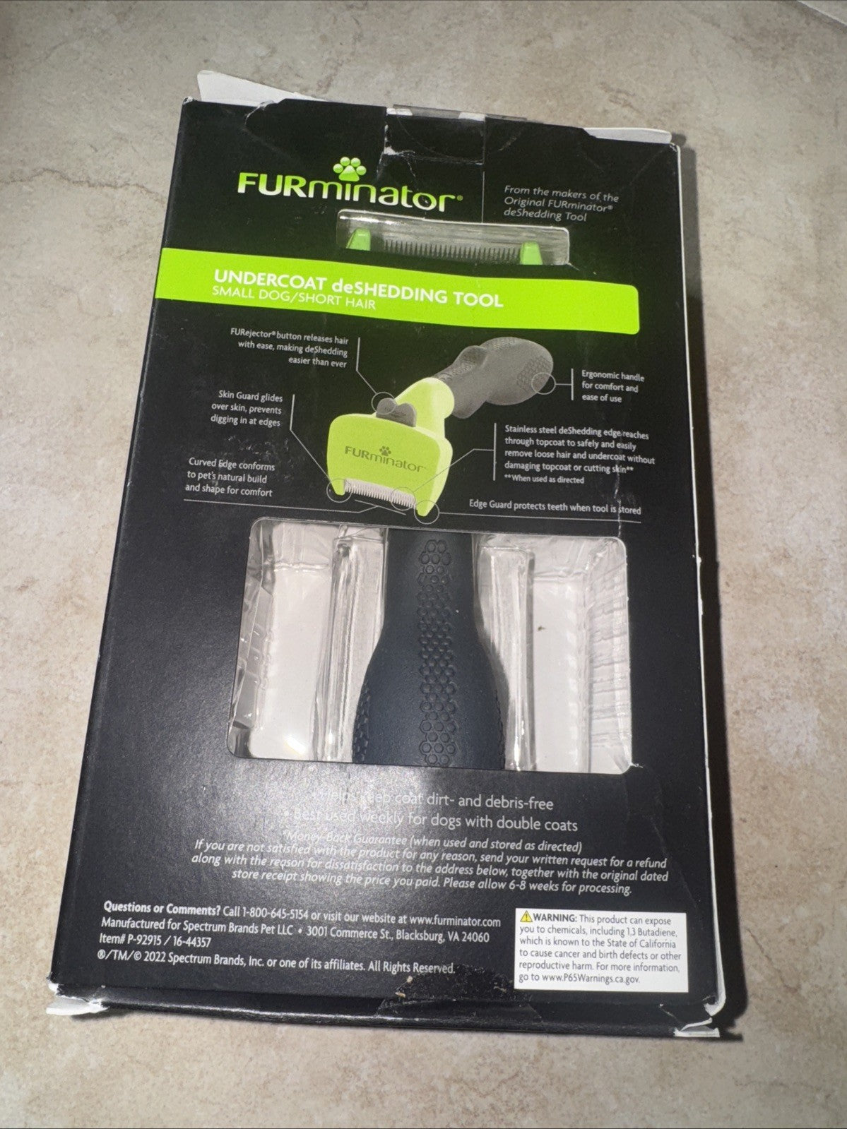 FURminator Deshedding Tool for Small Dogs with Short Hair, Genuine-FURminator Deshedding Tool for Small Dogs with Short Hair, Genuine