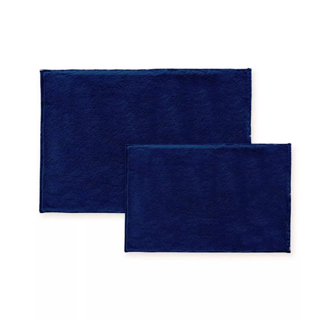2-Piece Set: Bibb Home 2 Piece Faux Fur Plush Bath Mat Set-2-Piece Set: Bibb Home 2 Piece Faux Fur Plush Bath Mat Set