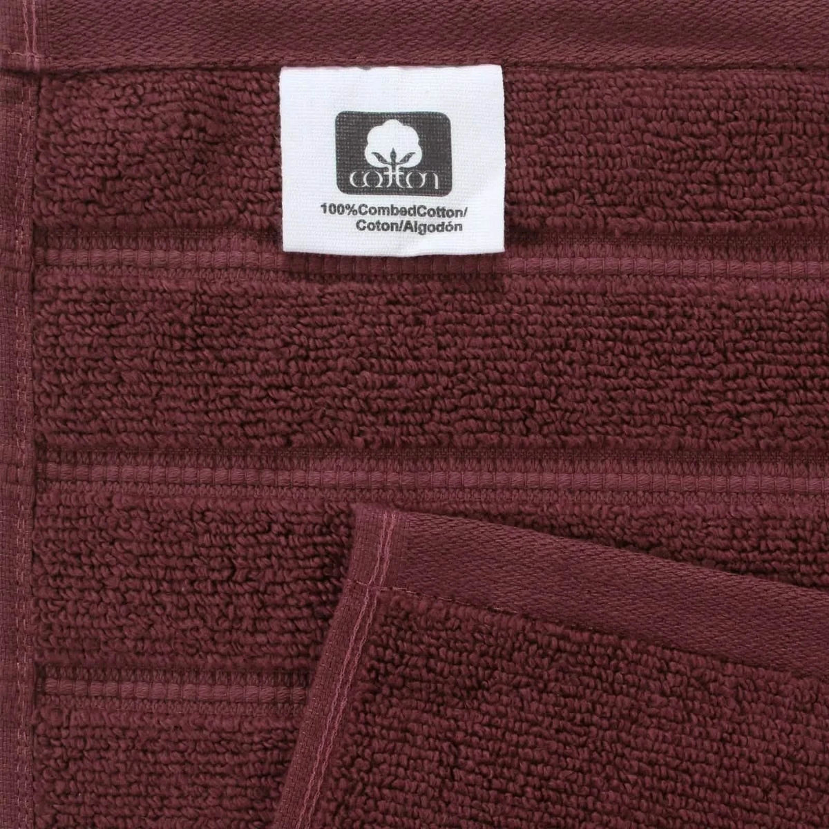 12-Piece Set: Bibb Home Zero Twist Egyptian Cotton Towel Set-12-Piece Set: Bibb Home Zero Twist Egyptian Cotton Towel Set
