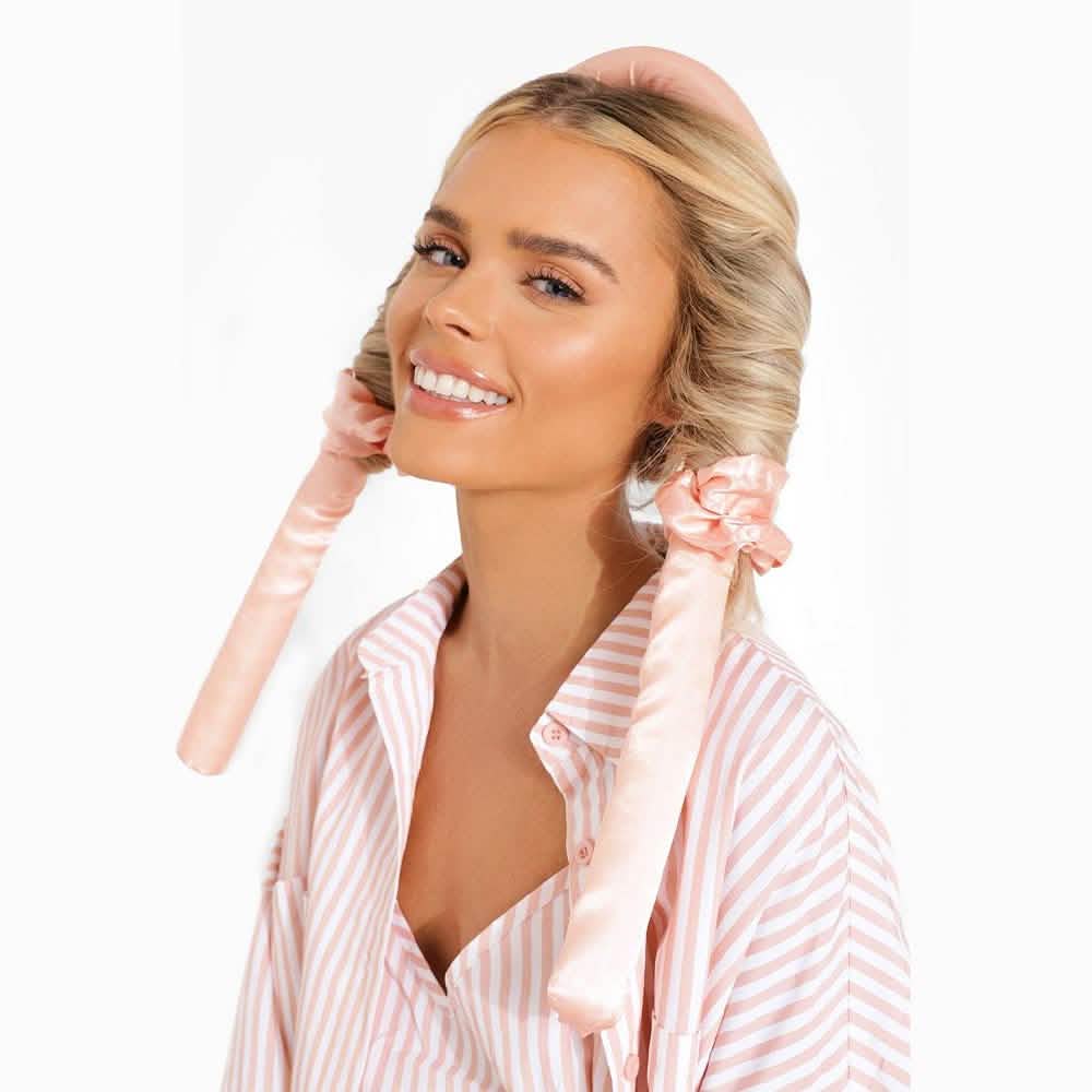 Satin Heatless Hair Curler-Satin Heatless Hair Curler