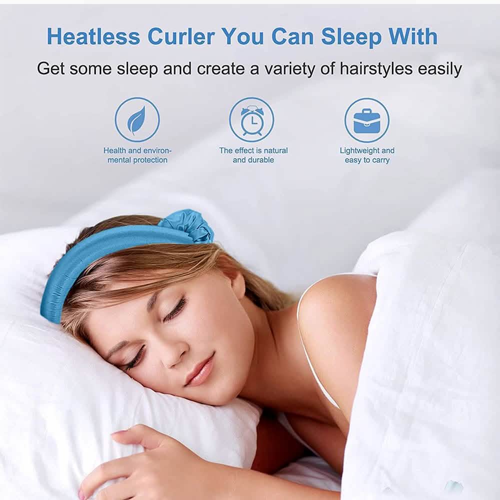 Satin Heatless Hair Curler-Satin Heatless Hair Curler