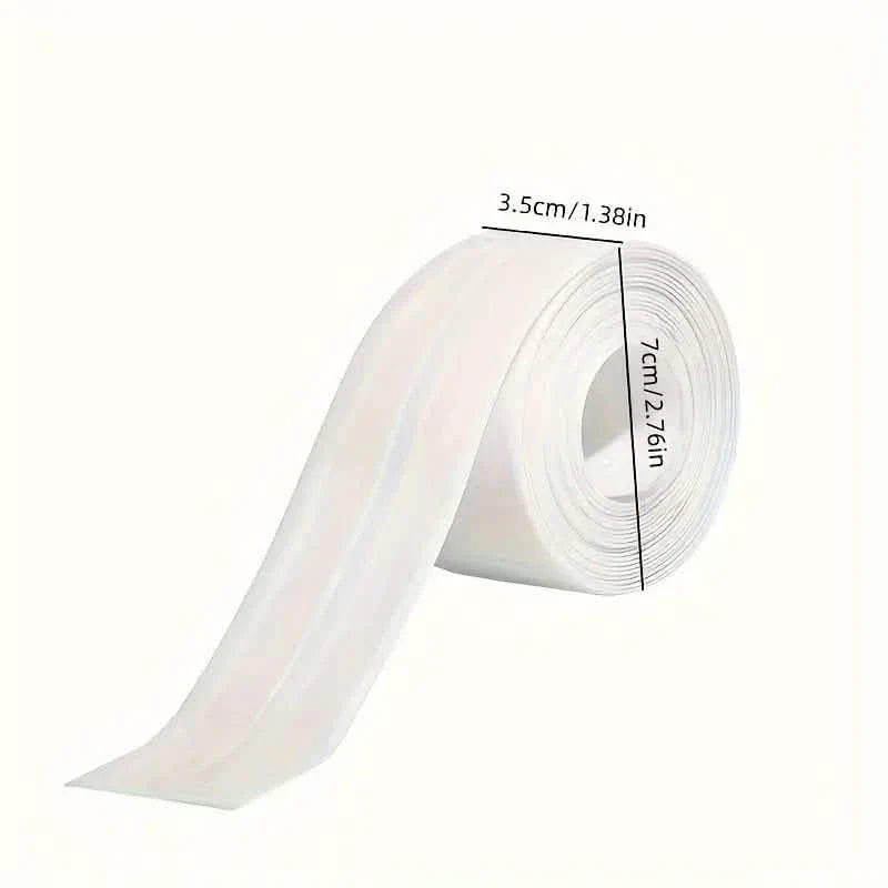 Self-Adhesive Waterproof Caulk Strip - Moisture-Resistant Sealing Tape for Kitchen & Bathroom-Self-Adhesive Waterproof Caulk Strip - Moisture-Resistant Sealing Tape for Kitchen & Bathroom
