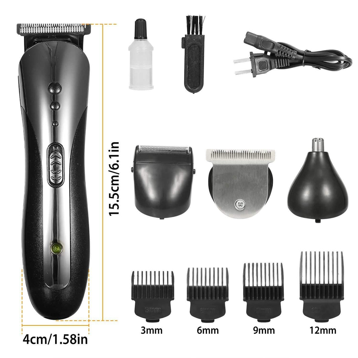 SHINON Men Electric Hair Clipper 3-in-1-SHINON Men Electric Hair Clipper 3-in-1