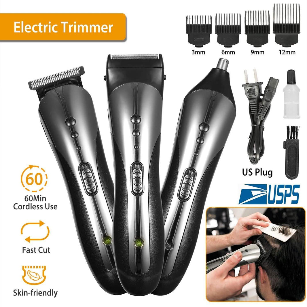 SHINON Men Electric Hair Clipper 3-in-1-SHINON Men Electric Hair Clipper 3-in-1