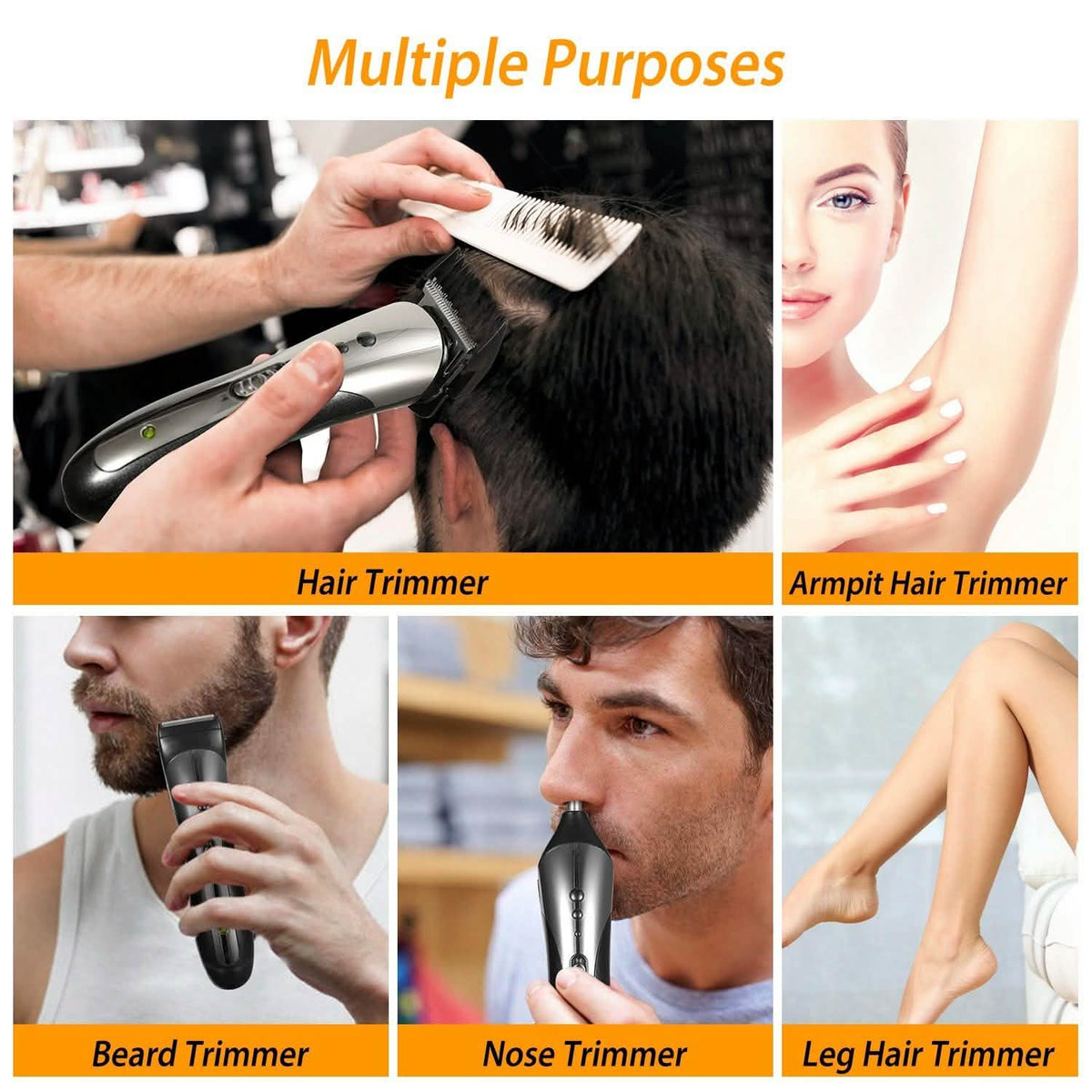 SHINON Men Electric Hair Clipper 3-in-1-SHINON Men Electric Hair Clipper 3-in-1