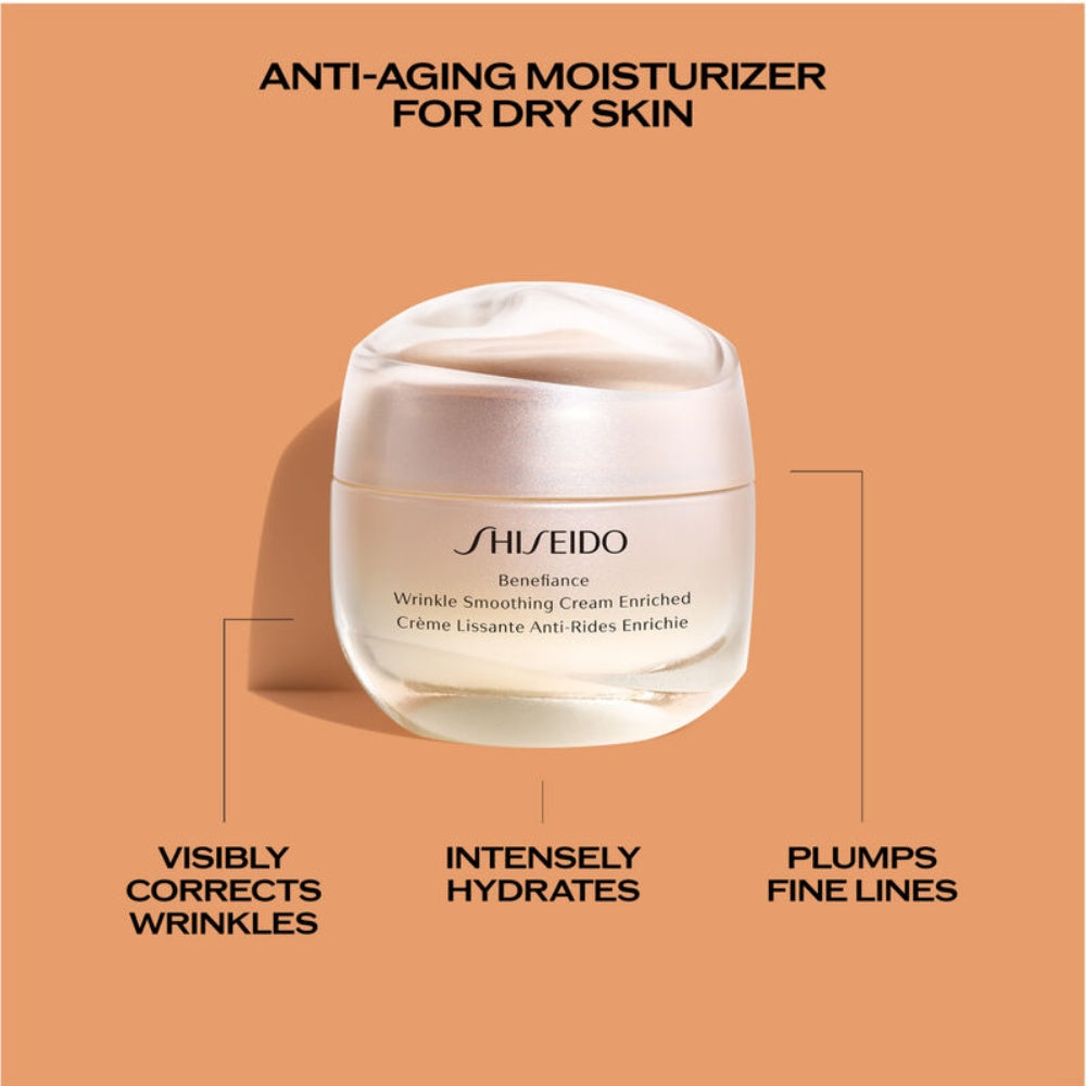 Shiseido Benefiance Wrinkle Smoothing Cream Enriched-Shiseido Benefiance Wrinkle Smoothing Cream Enriched