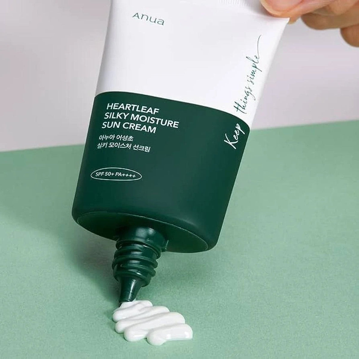 ANUA Heartleaf Silky Moisture Sun Cream-ANUA Heartleaf Silky Moisture Sun Cream