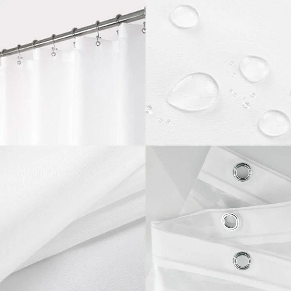 Shower Curtains Mould Proof Resistant Washable Curtain Liner-Shower Curtains Mould Proof Resistant Washable Curtain Liner