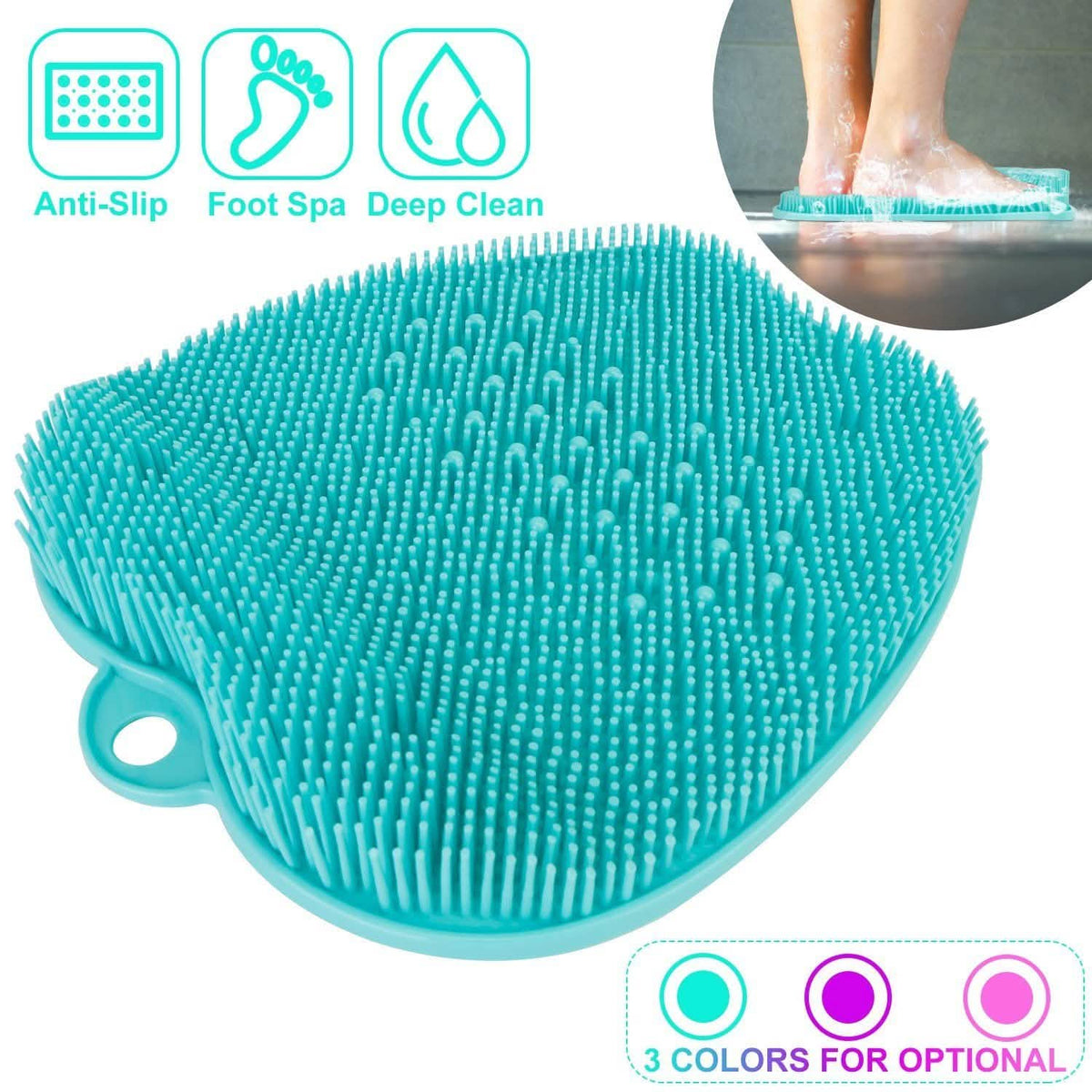 Shower Foot Scrubber Mat-Shower Foot Scrubber Mat