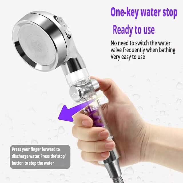 Shower Head High Pressure 3-Function SPA Shower Head-Shower Head High Pressure 3-Function SPA Shower Head