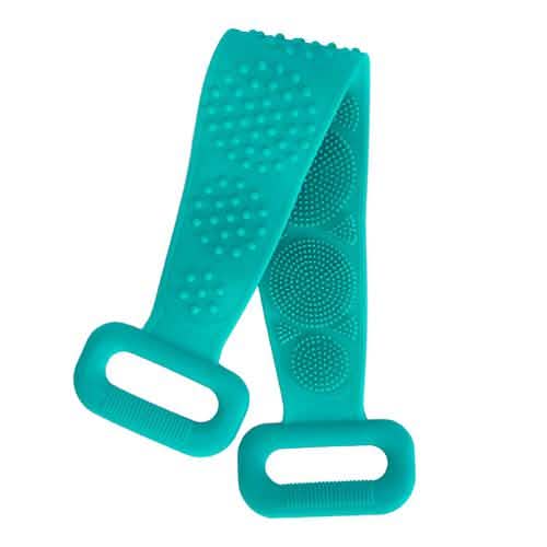 Silicone Back Scrubber Belt for Shower Exfoliating Foaming Body-Silicone Back Scrubber Belt for Shower Exfoliating Foaming Body