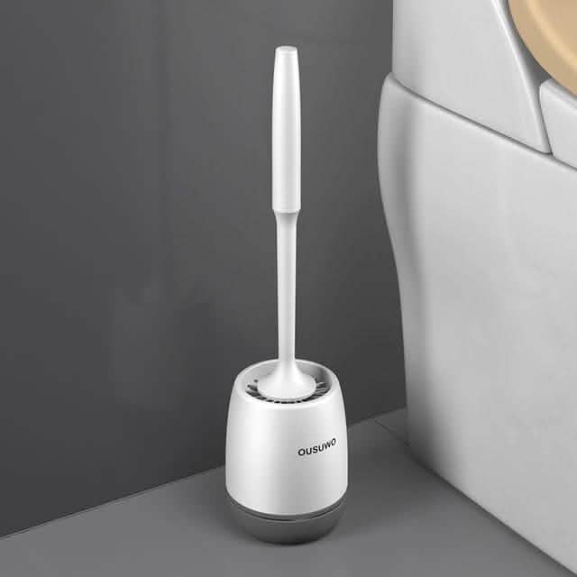 Silicone Head Toilet Brush Quick Draining Clean Tool-Silicone Head Toilet Brush Quick Draining Clean Tool