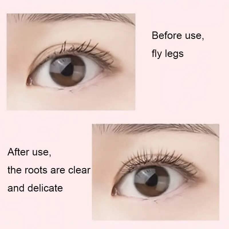Single Foldable Steel Needle Eyelash Comb-Single Foldable Steel Needle Eyelash Comb