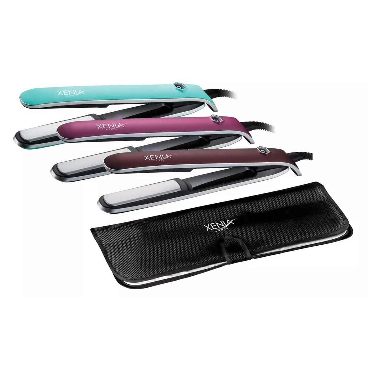Sleek 1" Professional Ceramic Flat Iron with Protective Heat Station Mat-Sleek 1" Professional Ceramic Flat Iron with Protective Heat Station Mat