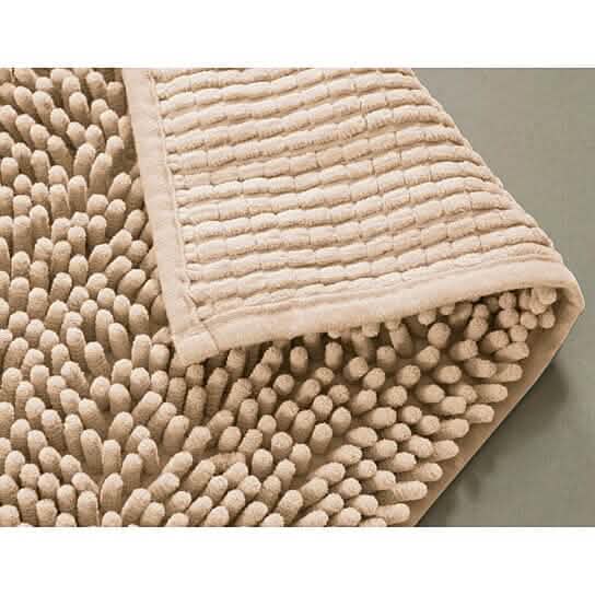Slip-Resistant Shag Anna Chenille Soft Absorbent Bath Mat Bathroom Rug 17" x 24"-Slip-Resistant Shag Anna Chenille Soft Absorbent Bath Mat Bathroom Rug 17" x 24"