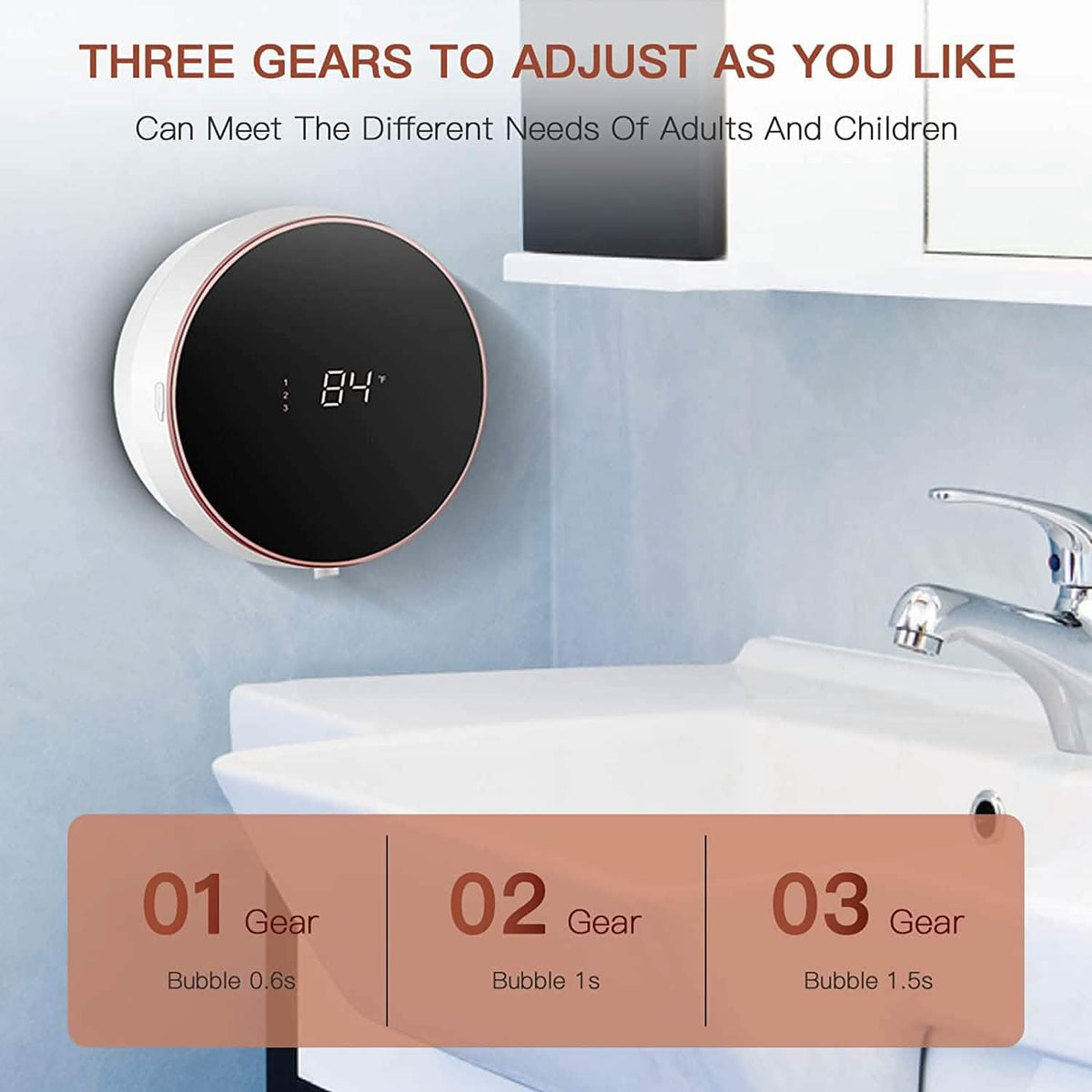 Smart Automatic Wall Mount Soap Dispenser Touchless-Smart Automatic Wall Mount Soap Dispenser Touchless