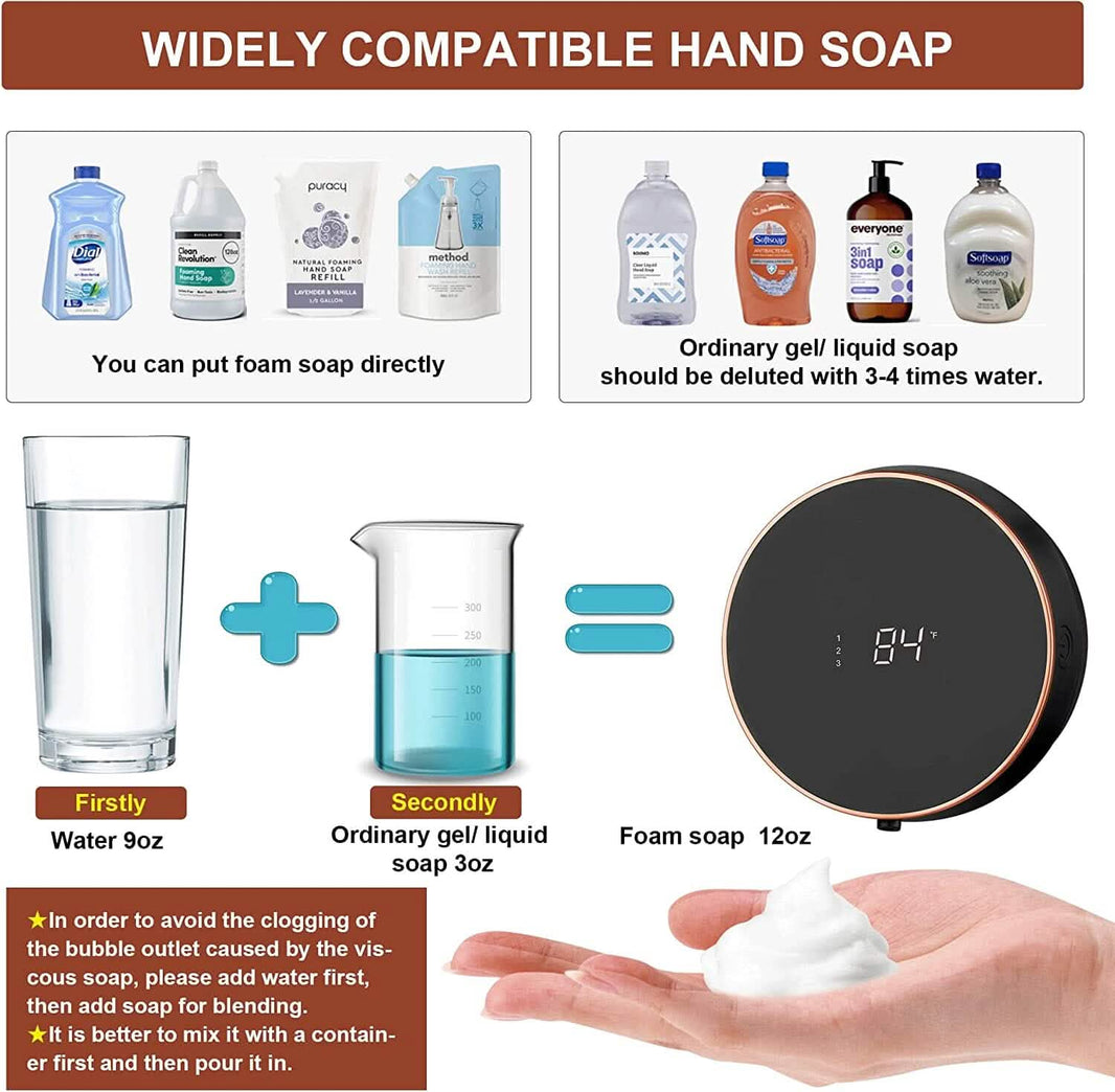 Smart Automatic Wall Mount Soap Dispenser Touchless-Smart Automatic Wall Mount Soap Dispenser Touchless