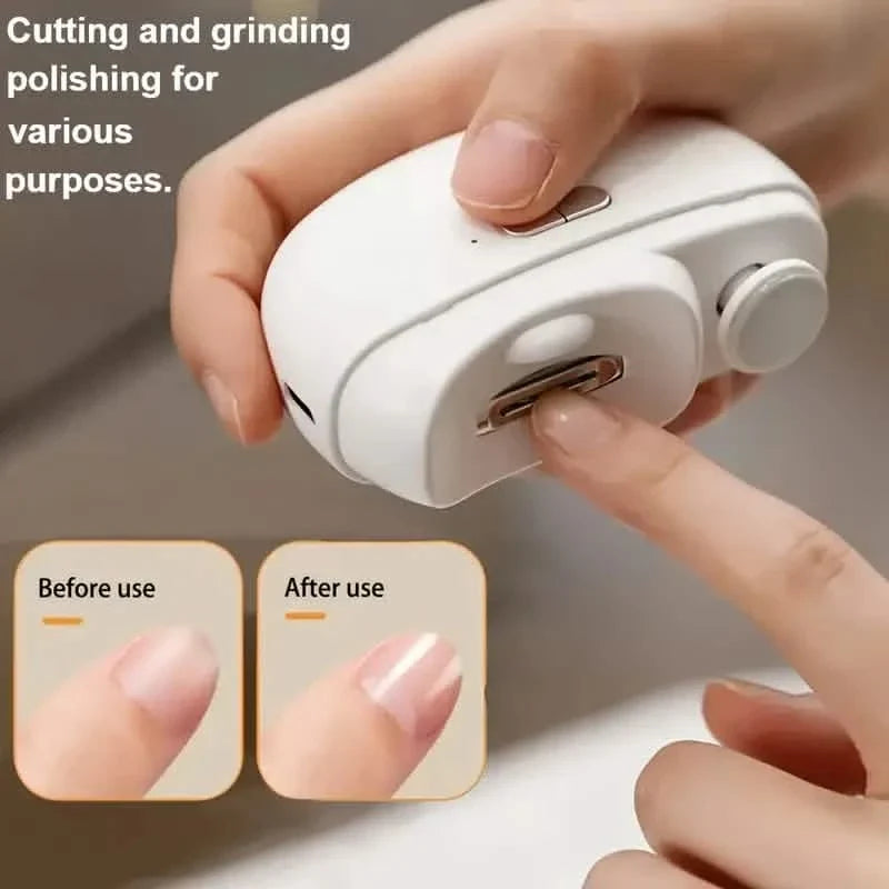 Smart Electric Nail Clipper with Anti-Pinch-Smart Electric Nail Clipper with Anti-Pinch