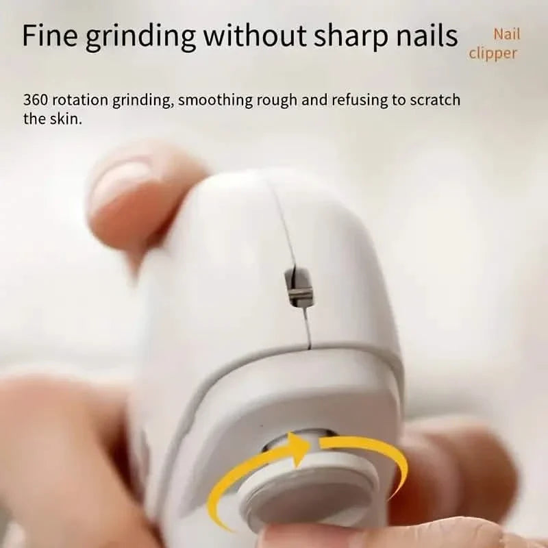 Smart Electric Nail Clipper with Anti-Pinch-Smart Electric Nail Clipper with Anti-Pinch