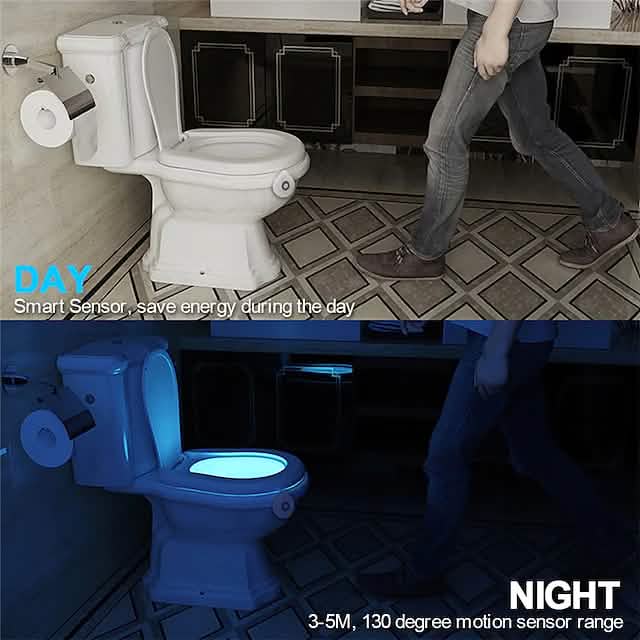 Smart PIR Motion Sensor Toilet Seat Night Light-Smart PIR Motion Sensor Toilet Seat Night Light
